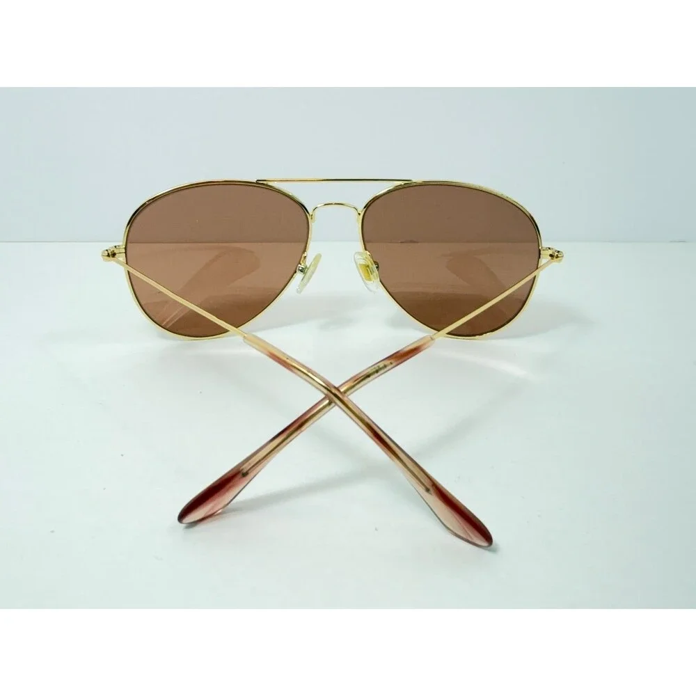 DIFF Cruz GD-PP06 Sunglasses Women's Gold Brown Aviator UV Protection Fashion